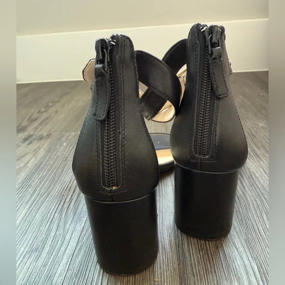 Elegant Black Ankle Strap Sandals Cole Haan 6.5 women